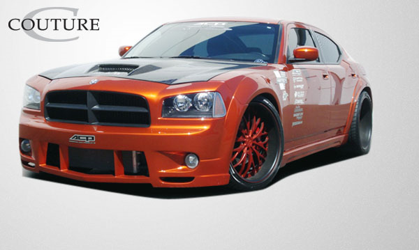 Elevate Your 2006 - 2010 Dodge Charger with Couture's Luxurious Polyurethane Wide Body Front Bumper Cover!