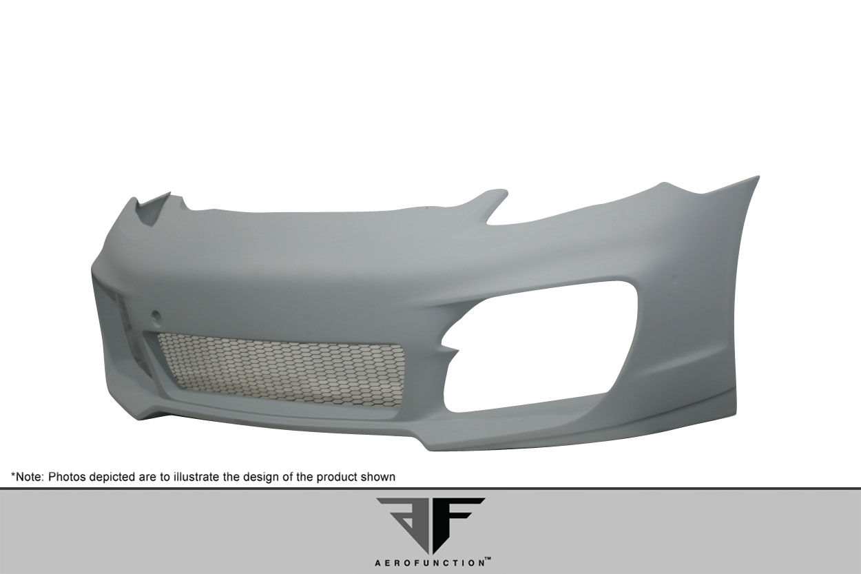 Enhanced 2010 - 2013 Porsche Panamera AF - 2 Front Bumper (GFK) - One Piece Wonder