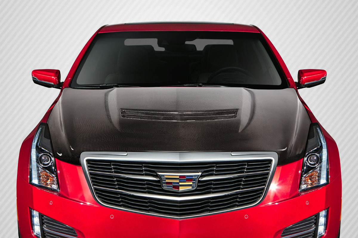 Revamp Your 2012 - 2019 Cadillac ATS with Carbon Creations' Stunning V Look Hood!
