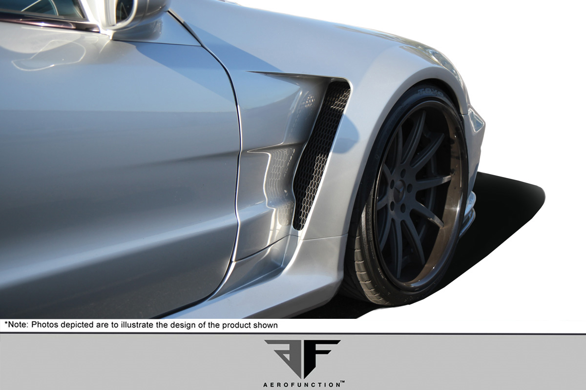 Upgrade Your 2003 - 2008 Mercedes SL Class R230 with AF - Signature 1 Series Wide Body Conversion Front Fenders (GFK) - 2 Piece Set