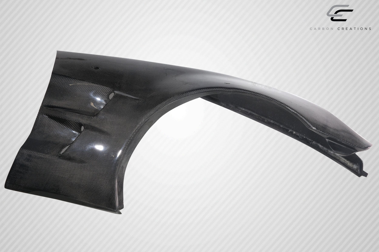 Unleash the Power: 2005 - 2013 Chevrolet Corvette C6 Carbon Creations ZR1 Look Front Fenders (2 - Piece Set)