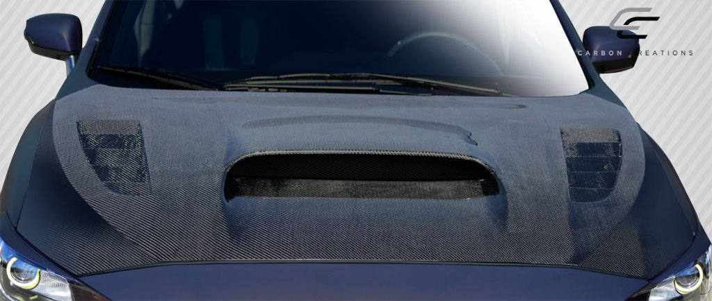 Transform Your 2015 - 2021 Subaru WRX with Carbon Creations NBR Concept One - Piece Hood