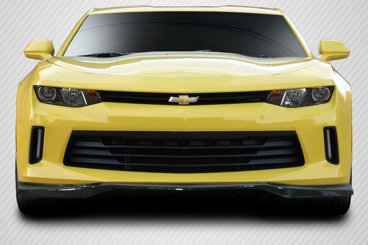 Get the Stunning 2016 - 2018 Chevrolet Camaro V6 Carbon Creations Arsenal 3 - Piece Front Lip Spoiler Now!