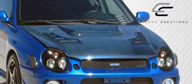 Get Your 2002 - 2003 Subaru Impreza WRX STI the Stunning Carbon Creations C - 1 One - Piece Hood Now!