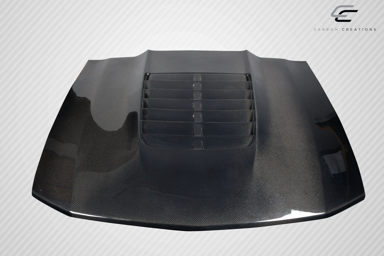Unleash Your 2005 - 2009 Ford Mustang with Carbon Creations GT500 V2 One - Piece Hood