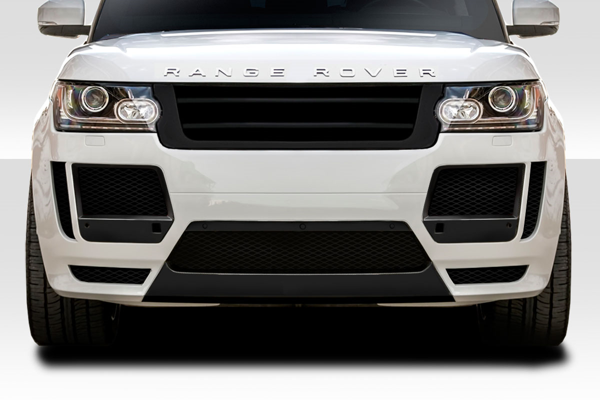 Upgrade Your 2013 - 2021 Land Rover Range Rover with the Stunning AF - 1 Front Bumper (GFK) - One Piece Only!