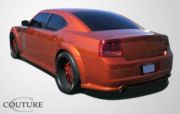Elevate Your 2006 - 2010 Dodge Charger with Couture Polyurethane Luxe Wide Body Rear Fender Flares (2 Piece Set)