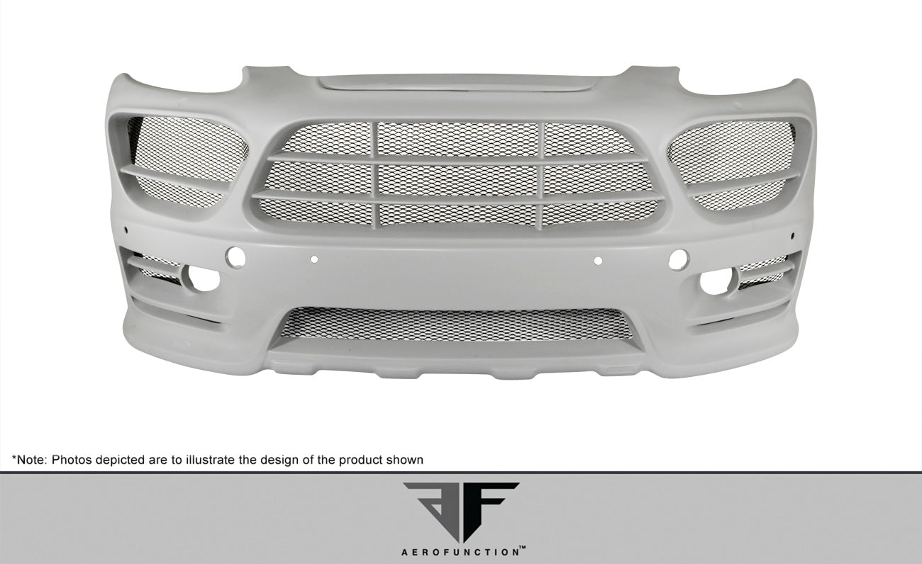 Enhance Your 2011 - 2014 Porsche Cayenne with the Stunning AF - 2 Front Bumper Cover (GFK) - One Piece!