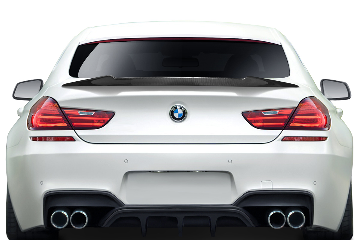 Enhance Your 2011 - 2019 BMW 6 Series M6 F06 F12 F13 with Stunning AF - 1 Carbon Rear Wing Spoiler!