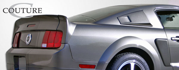 Unleash Style: 2005 - 2009 Ford Mustang Couture 3 - Piece Polyurethane CVX Wing Trunk Lid Spoiler