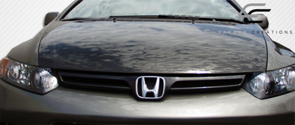 Get Your 2006 - 2011 Honda Civic 4DR an Eye - Catching Carbon Creations OEM Look Hood!