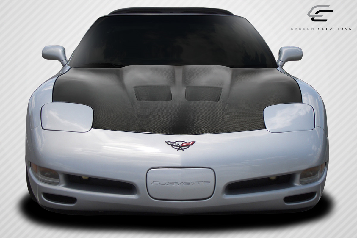 Upgrade Your 1997 - 2004 Chevrolet Corvette C5 with Carbon Creations GT Concept One - Piece Hood