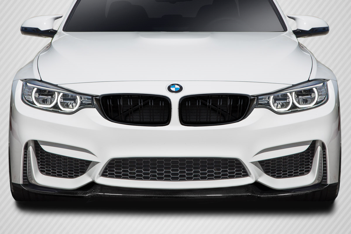 Enhance Your 2014 - 2020 BMW M3/M4 with Carbon Creations CS Look Front Lip Under Spoiler!