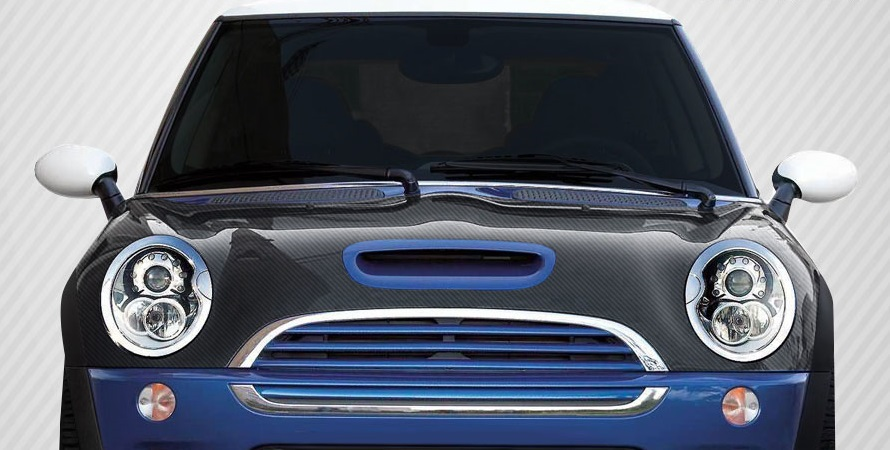2002 - 2006 Mini Cooper / Cooper S R50 R53 & 2005 - 2008 Cooper Convertible R52: Carbon Creations OEM Look Hood - Get Yours Now!
