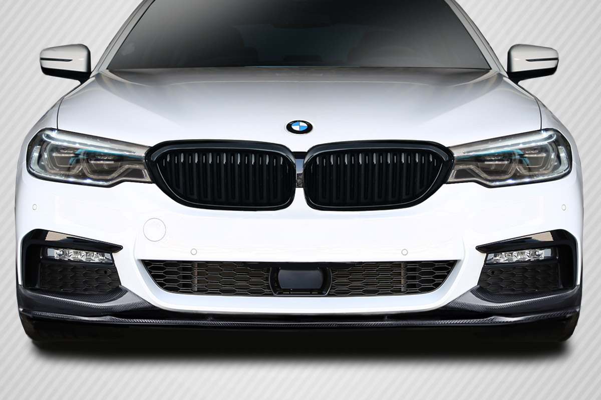 Enhance Your 2017 - 2022 BMW 5 Series G30 with Carbon Creations M Tech 3 - Piece Front Lip Splitter