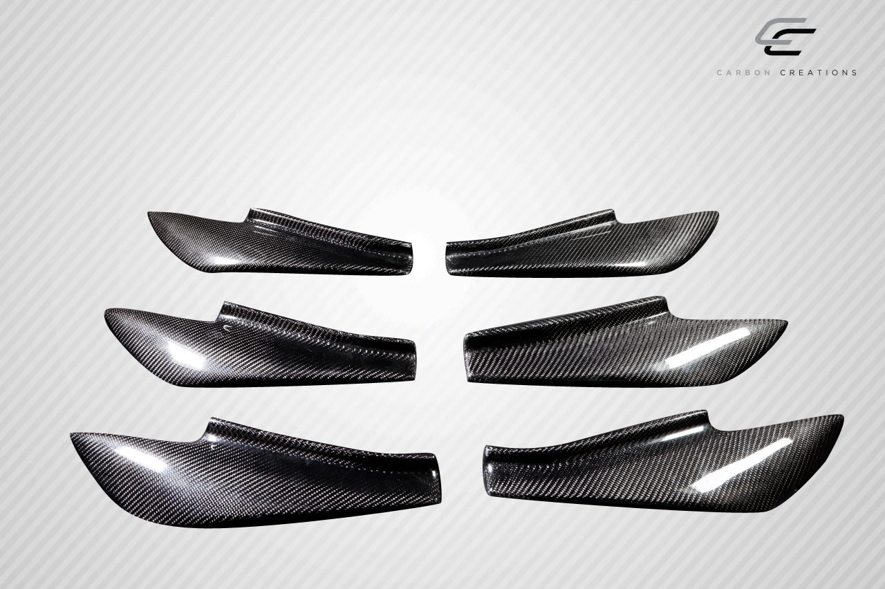 Unleash Style! 2013 - 2020 Scion FR - S, Toyota 86 & Subaru BRZ Carbon Creations GT500 V3 6 - Piece Rear Bumper Canards