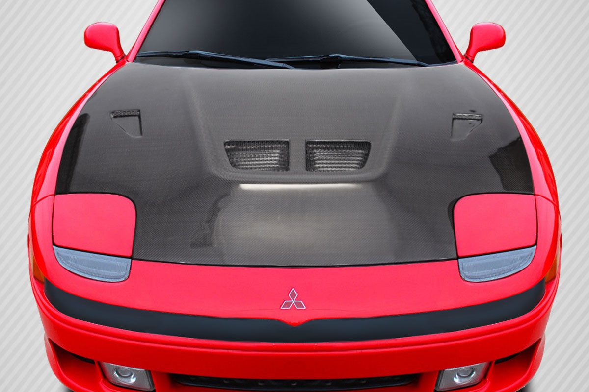 Get the Stunning 1991 - 1993 Mitsubishi 3000GT Carbon Creations Evo One - Piece Hood Now!