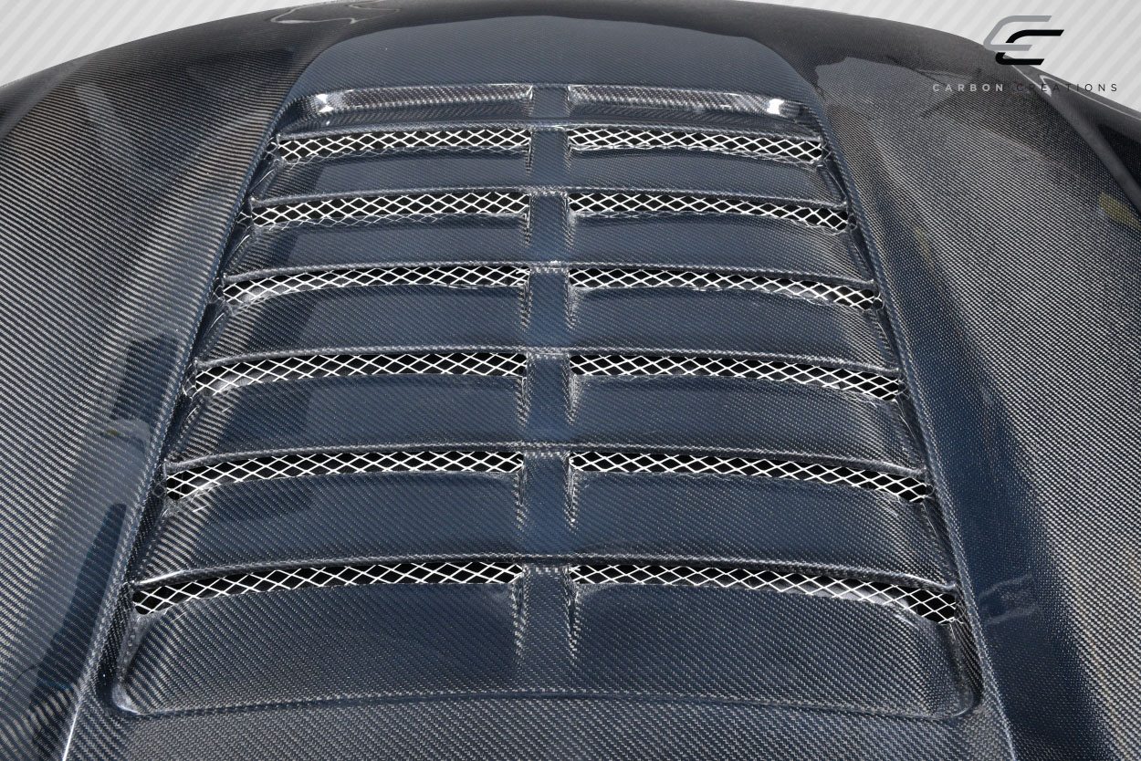 Upgrade Your 2018 - 2023 Ford Mustang with Carbon Creations GT500 V2 One - Piece Hood