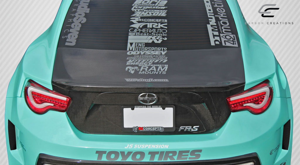 Upgrade Your Ride! 2013 - 2020 Scion FR - S, Toyota 86, Subaru BRZ Carbon Creations 86 - R One - Piece Trunk