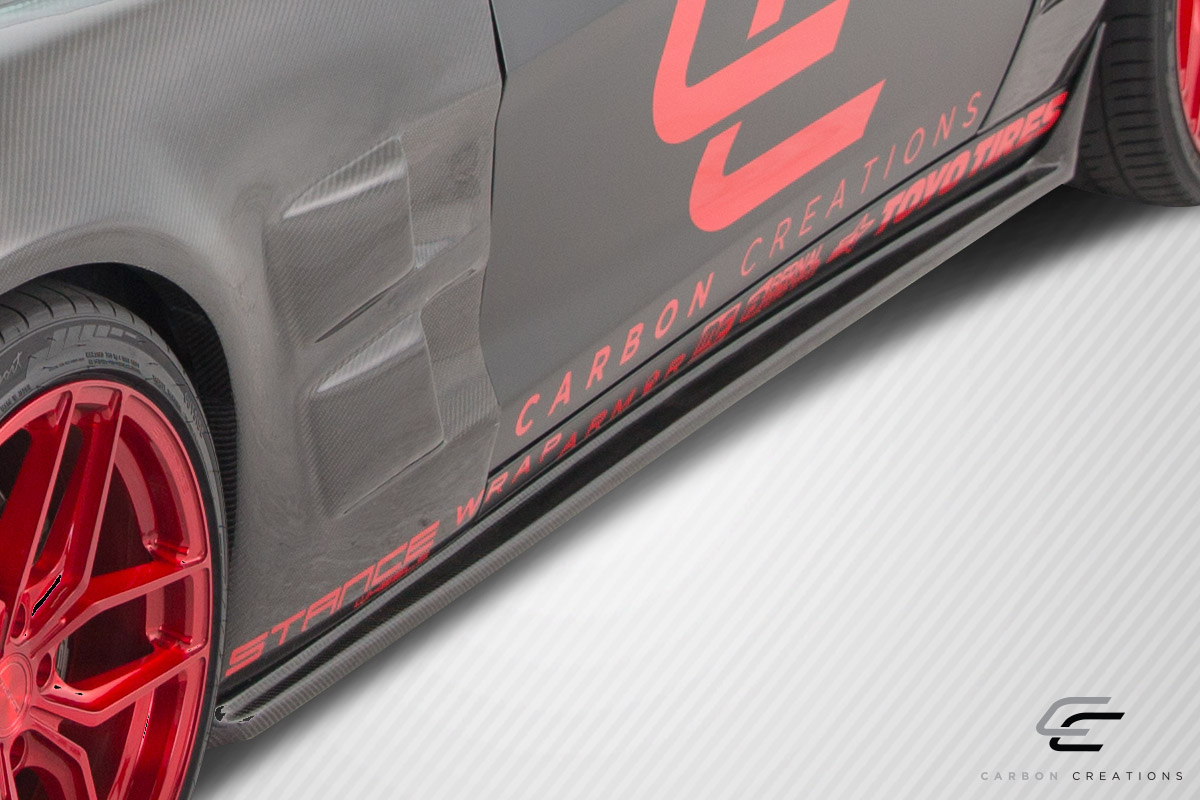 Upgrade Your 2005 - 2013 Chevrolet Corvette C6 with Carbon Creations ZR Edition 2 - Piece Side Skirts Rocker Panels