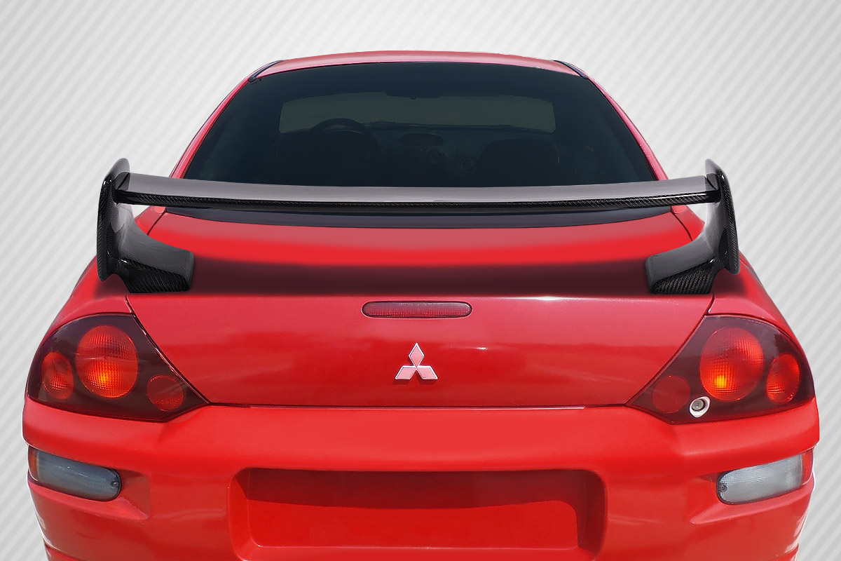 Upgrade Your 2000 - 2005 Mitsubishi Eclipse with Carbon Creations' Stunning 1 - Piece Shock Wing Trunk Lid Spoiler