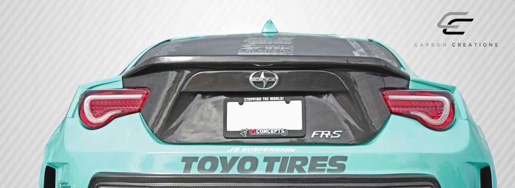 Upgrade Your Ride! 2013 - 2020 Scion FR - S, Toyota 86, Subaru BRZ Carbon Creations 86 - R One - Piece Trunk