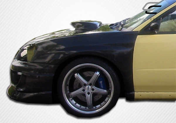 Transform Your 2004 - 2005 Subaru Impreza WRX STI with Carbon Creations OEM Look 2 - Piece Fenders