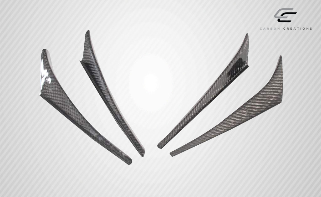 Universal Carbon Creations Type 1 Fuel Canards - 4 Piece: Enhance Your Ride Now!