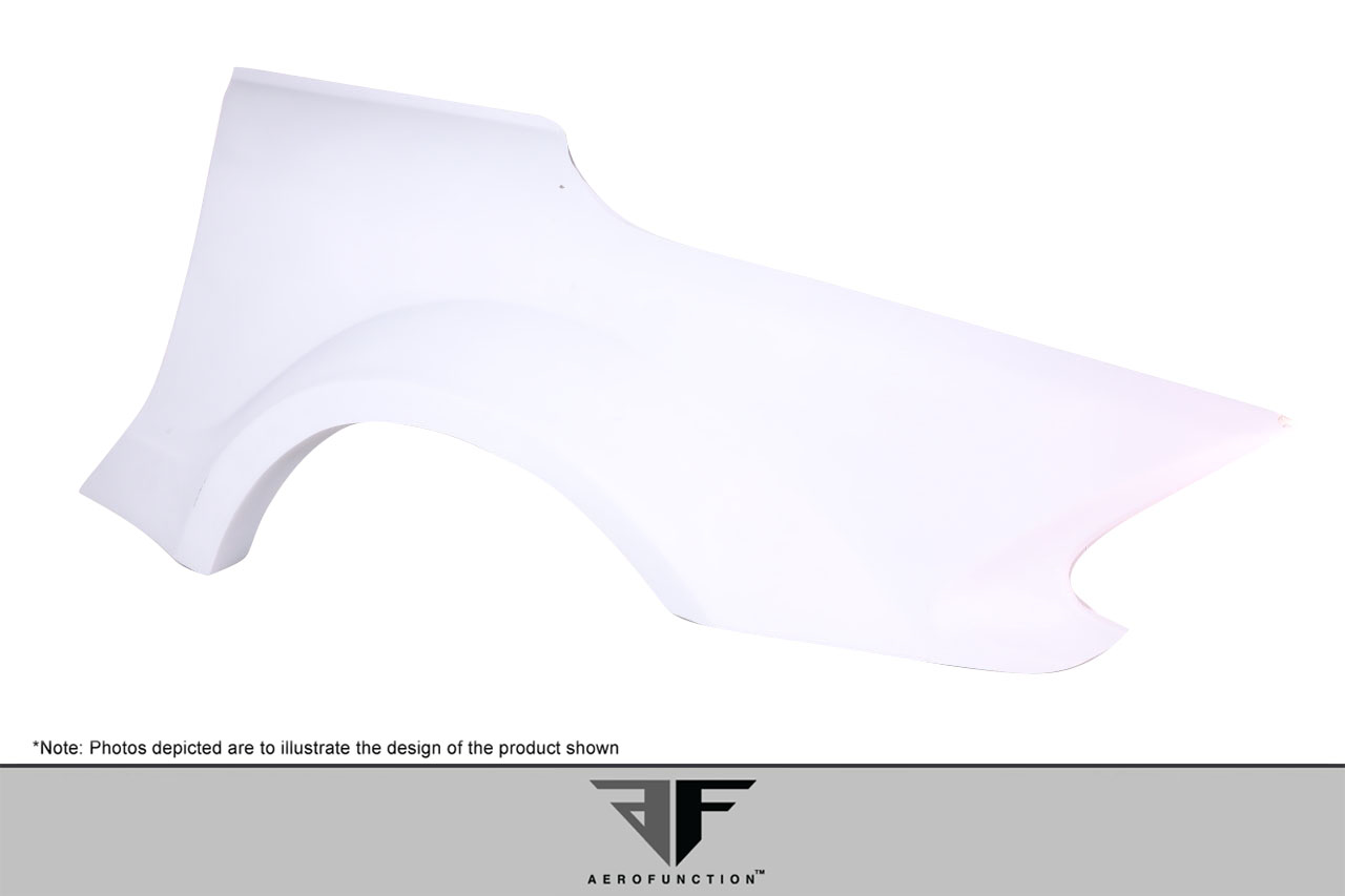Upgrade Your 2003 - 2012 Mercedes SL Class R230 with AF - Signature 1 Series Wide Body Conversion Rear Fenders (GFK) - 2 Piece Set