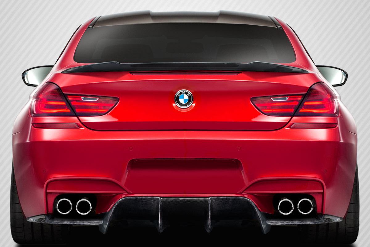 Enhance Your 2011 - 2019 BMW 6 Series M6 F06 F12 F13 with Stunning AF - 1 Carbon Rear Wing Spoiler!