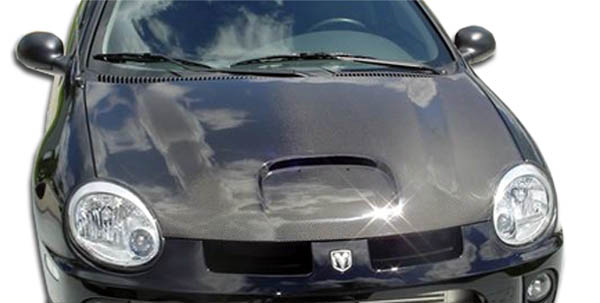 Get the Stunning 2000 - 2005 Dodge Neon Carbon Creations SRT Look 1 - Piece Hood Now!