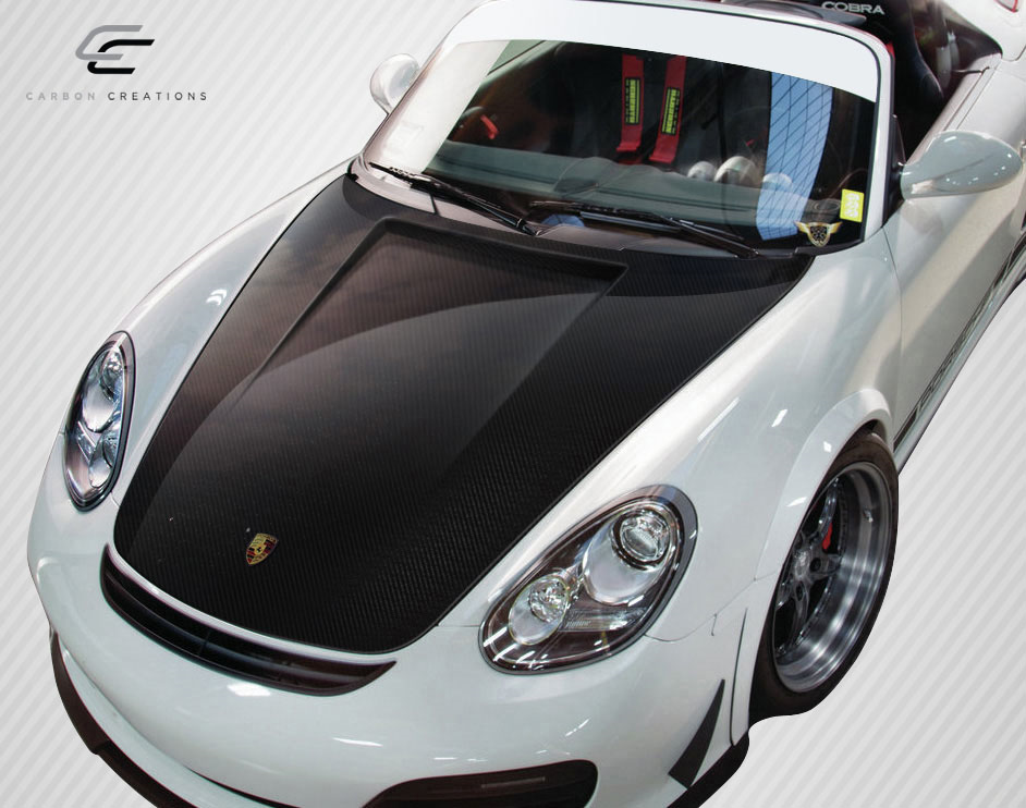 Upgrade Your Porsche! 2005-2013 Porsche Models Carbon Creations Eros Version 1 One-Piece Hood
