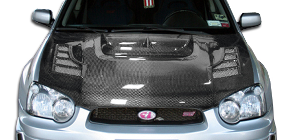 Get the Stunning 2004 - 2005 Subaru Impreza WRX STI Carbon Creations C - 1 One - Piece Hood Now!