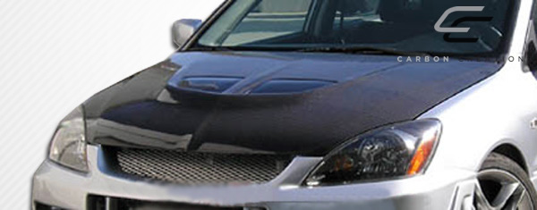 Unleash the Power: 2004 - 2007 Mitsubishi Lancer Carbon Creations Evo One - Piece Hood