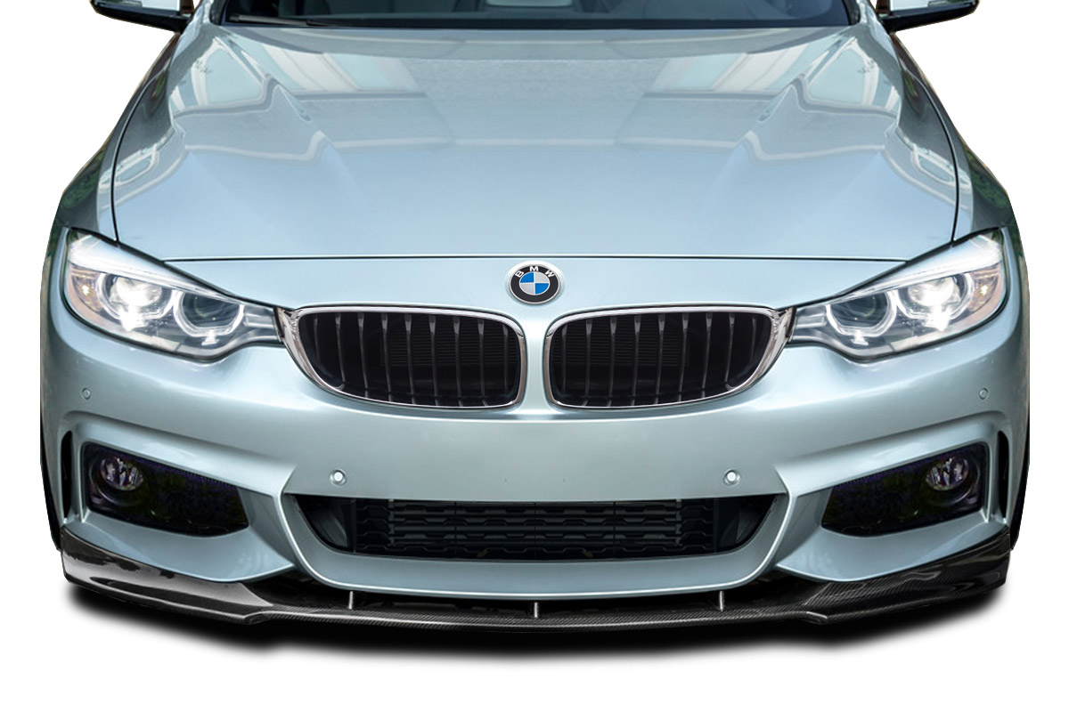 Upgrade Your 2014 - 2020 BMW 4 Series M - Sport F32 with Stunning Carbon AF - 1 Front Add - On Lip Under Spoiler (CFP)