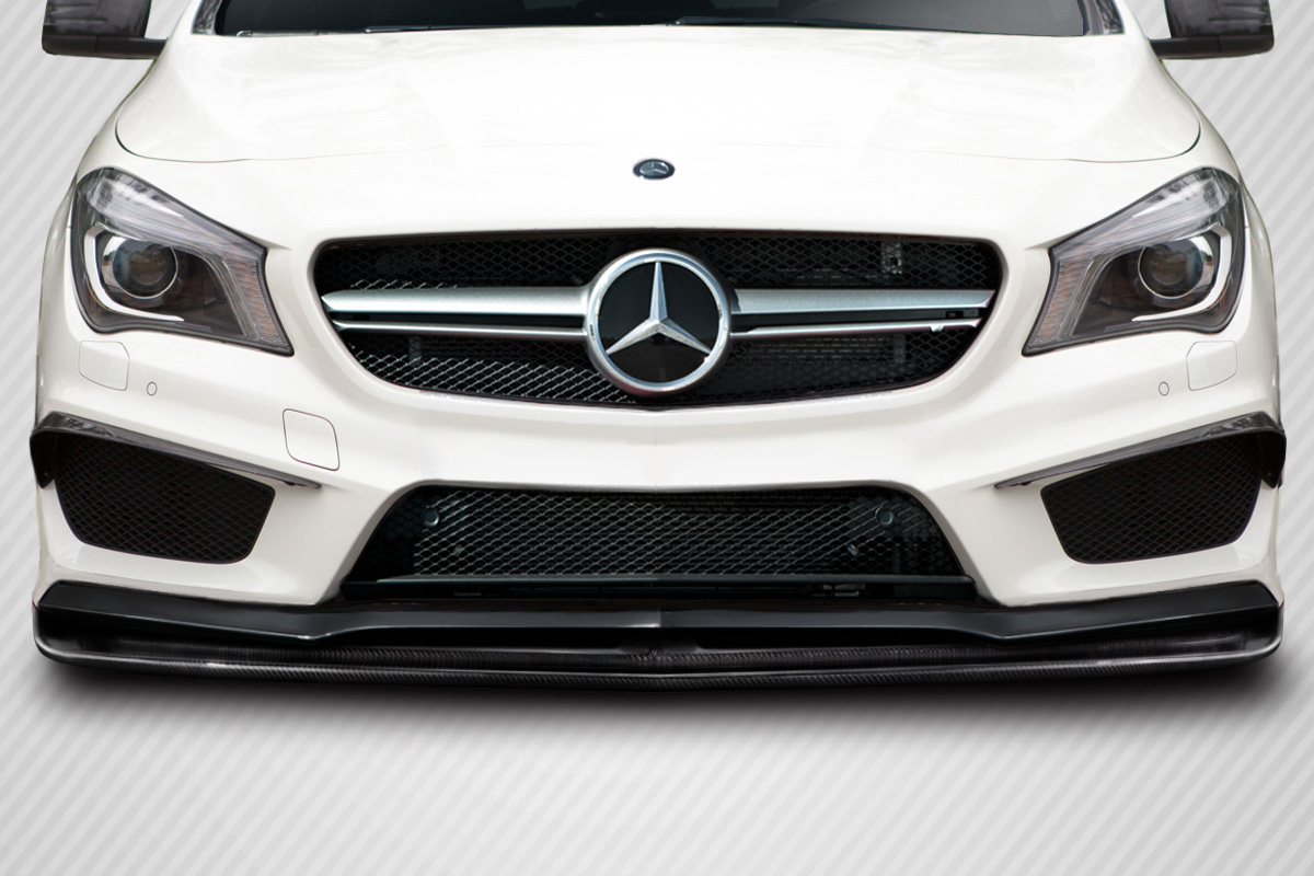 Upgrade Your 2014 - 2015 Mercedes CLA Class C117 CLA45 with Carbon Creations R Spec Front Lip Under Spoiler!