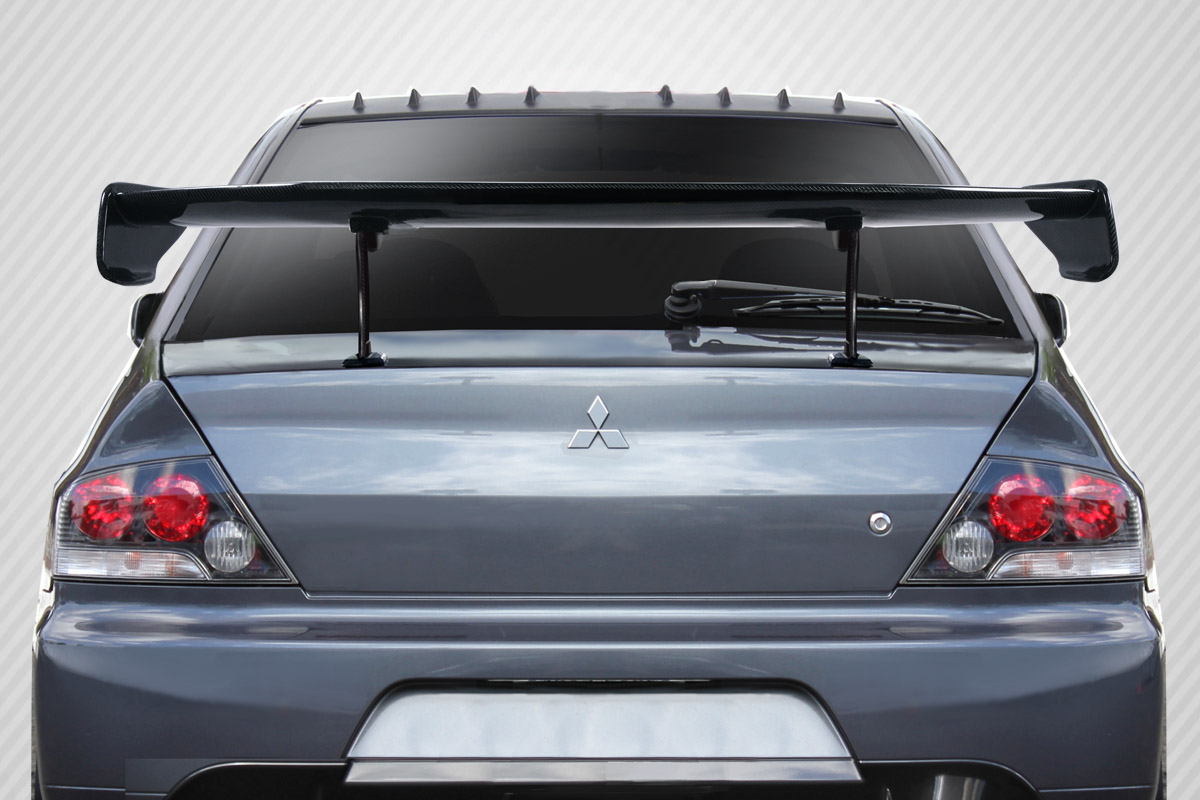 Upgrade Your 2002 - 2007 Mitsubishi Lancer or 2003 - 2006 Lancer Evolution 8/9 with Carbon Creations VRS GT 3 - Piece Wing Trunk Lid Spoiler