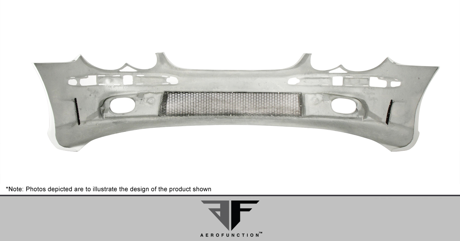 Revamp Your 2003 - 2008 Mercedes SL Class R230 with Aero Function's AF - 1 Front Bumper Cover (GFK) - 1 Piece!
