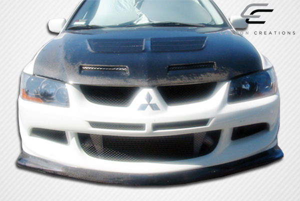Upgrade Your 2003 - 2005 Mitsubishi Lancer Evolution 8 with Carbon Creations Demon Front Lip!