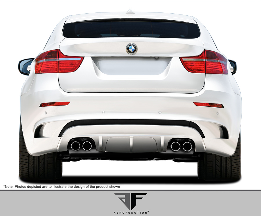 Enhanced 2008 - 2014 BMW X6 E71 E72 AF - 4 Rear Bumper Cover (PUR - RIM) - One Piece! Grab Yours Now!