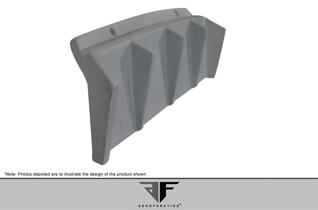 Upgrade Your 2013 - 2021 Land Rover Range Rover with AF - 1 Wide Body Rear Diffuser (GFK) - Single Piece (S)