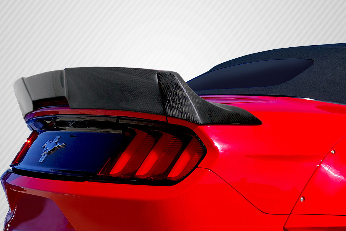 Revamp Your 2015 - 2023 Ford Mustang Convertible with Carbon Creations 3 - Piece Grid Rear Wing Spoiler