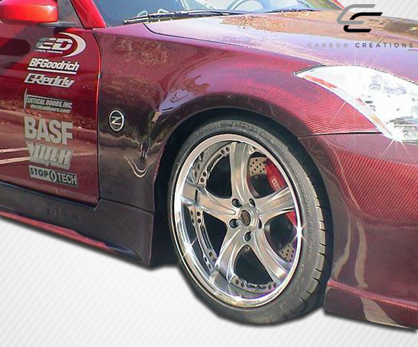 Unleash the Style: 2003 - 2008 Nissan 350Z Z33 Carbon Creations OEM Look 2 - Piece Fenders