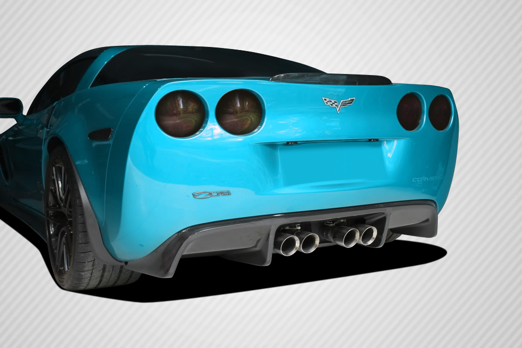 2005 - 2013 Chevrolet Corvette C6 Z06 GS ZR1: Stunning Carbon Creations GT500 4 - Piece Body Kit