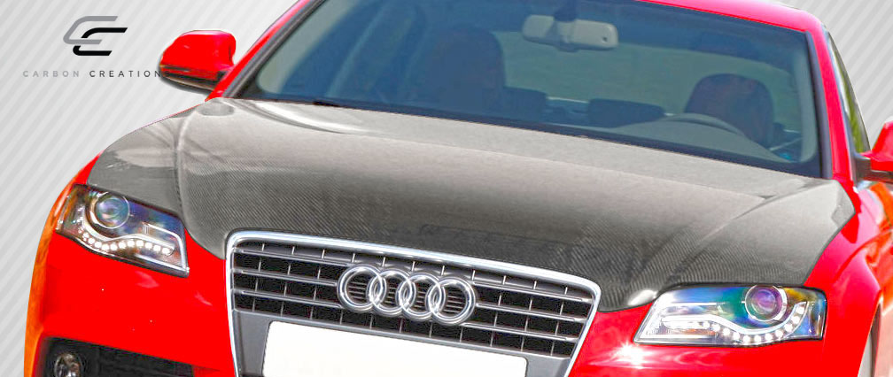2006 - 2008 Audi A4 S4 B7 Carbon Creations OEM Look Hood - One Piece: A Must - Have Upgrade!