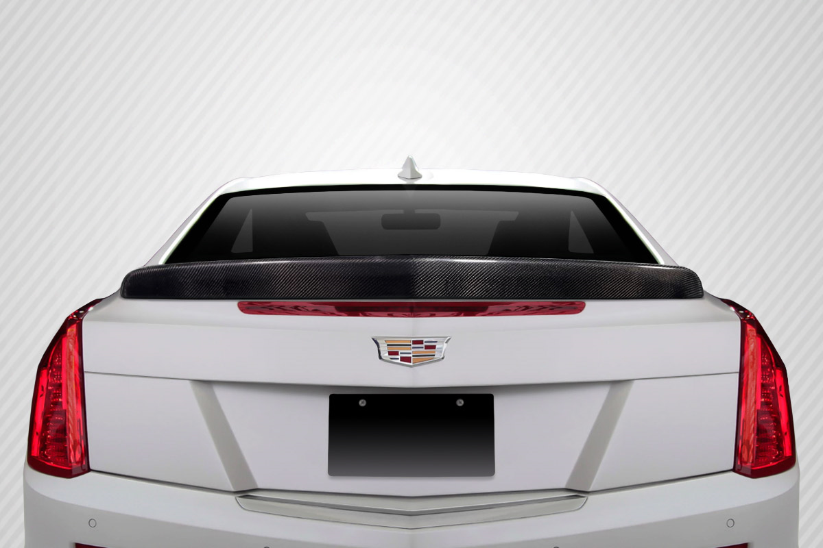 Unleash Style! 2012 - 2019 Cadillac ATS 2DR Carbon Creations V Look Rear Wing Spoiler (1 Piece)