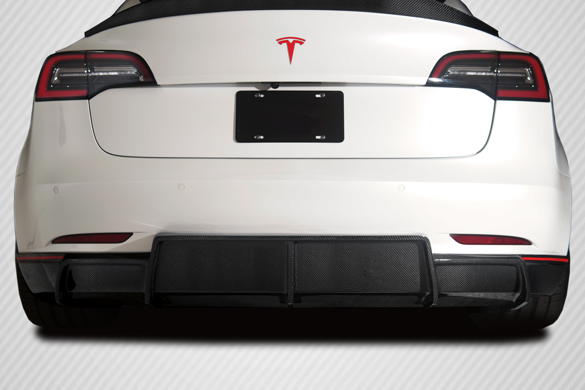 Revitalize Your 2018 - 2023 Tesla Model 3 with Carbon Creations GT Concept Rear Diffuser!