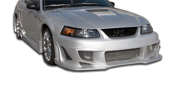 Revamp Your 1999 - 2004 Ford Mustang with Duraflex Bomber Front Bumper Cover - Single Piece!
