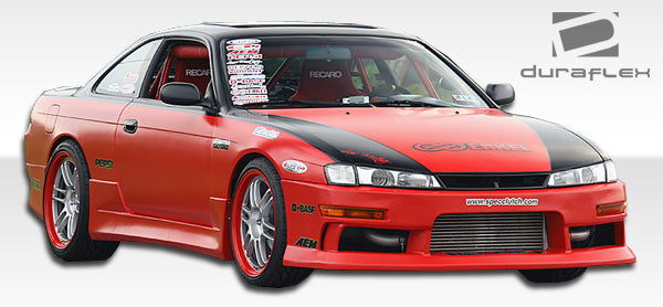 Revamp Your 1997 - 1998 Nissan 240SX S14 with Duraflex V - Speed 2 4 - Piece Body Kit!
