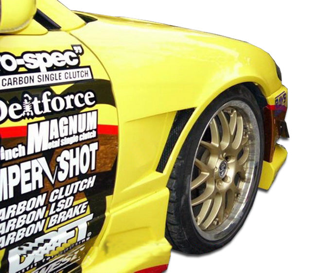 Get the Edge! 1997 - 1998 Nissan 240SX S14 Duraflex M - 1 Sport Front Fenders (+30mm) - 2 Piece Set